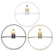 Metal Wall Candle Holder 3D Geometric Candlestick Sconce Nordic Style Home Decor