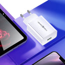 USAMS 18W Quick Charge 3.0 Fast Charging USB Charger For iPhone XS XR 11 Pro Huawei P30 Pro Mate 30 Xiaomi Mi9 9Pro S10+ Note 10