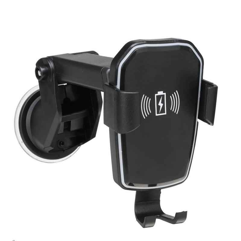 Universal 10W Qi Wireless Fast Charge Gravity Auto Lock Suction Car Holder for iPhone Mobile Phone