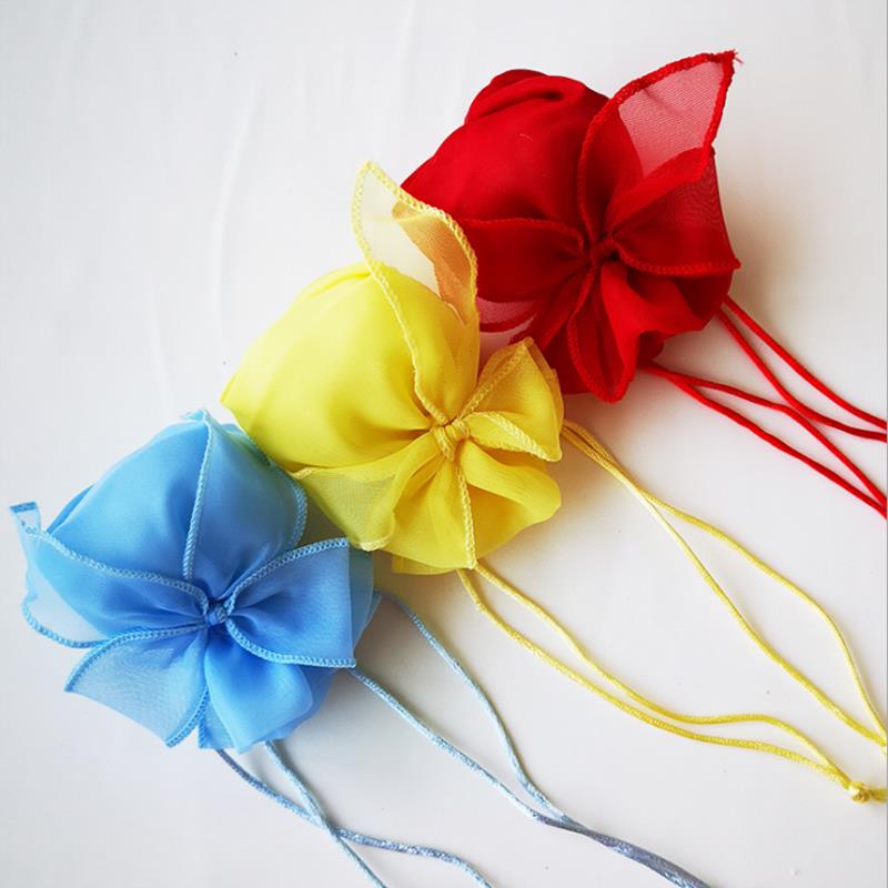 50Pcs/Lot Organza Double Layer Design Gift Bag Candy Packaging Drawstring Pocket Wedding Decor Supplies