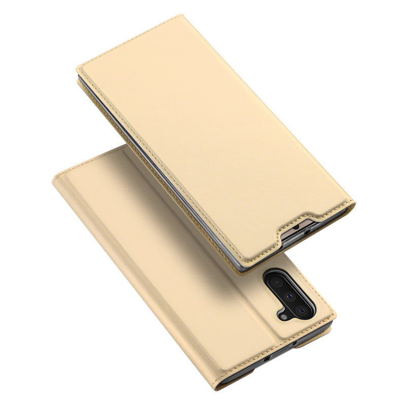 DUX DUCIS Flip Shockproof with Card Slot PU Leather Protective Case for Samsung Galaxy Note 10 / Note 10 5G