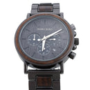 BOBO BIRD Luxury Wooden Wristwatches Date Display Fashion Men Quartz Watch