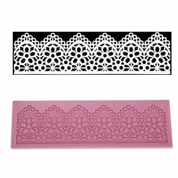 Lace Cake Mold Silicone Fondant Cup Cake Decoration