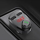 Bakeey 2.4A Digital Display Bluetooth FM Transmitter Dual USB Car Charger MP3 Player For iPhone X XS Xiaomi Mi9 S10+ Note 10