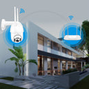 Bakeey 1080P 9 LED 2MP IP66 Speed Dome Smart Outdoor Camera Night Version Movement Detection Two-way Audio TF Card Storage CCTV Monitor