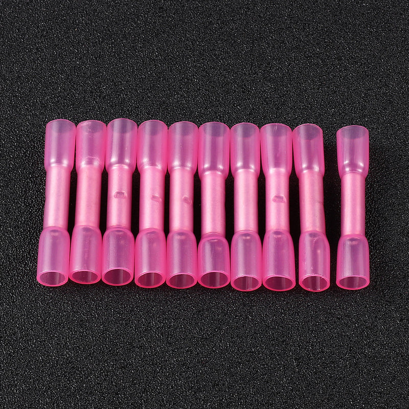 10Pcs Heat Shrink Tube Solder Sleeve Butt Connectors Wire Soldering Terminal Kit