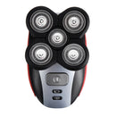 5 Head Men Electric Shaver 4D Floating Rechargeable Beard Hair Trimmer Razor