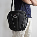 WOSAWE Motorcycle Tank Rear Seat Bag Waterproof Side Bag Multi-function Black