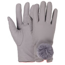 Touch Screen Warm Gloves Elegant Winter Combed Full Finger Cotton Soft Skiing Gloves