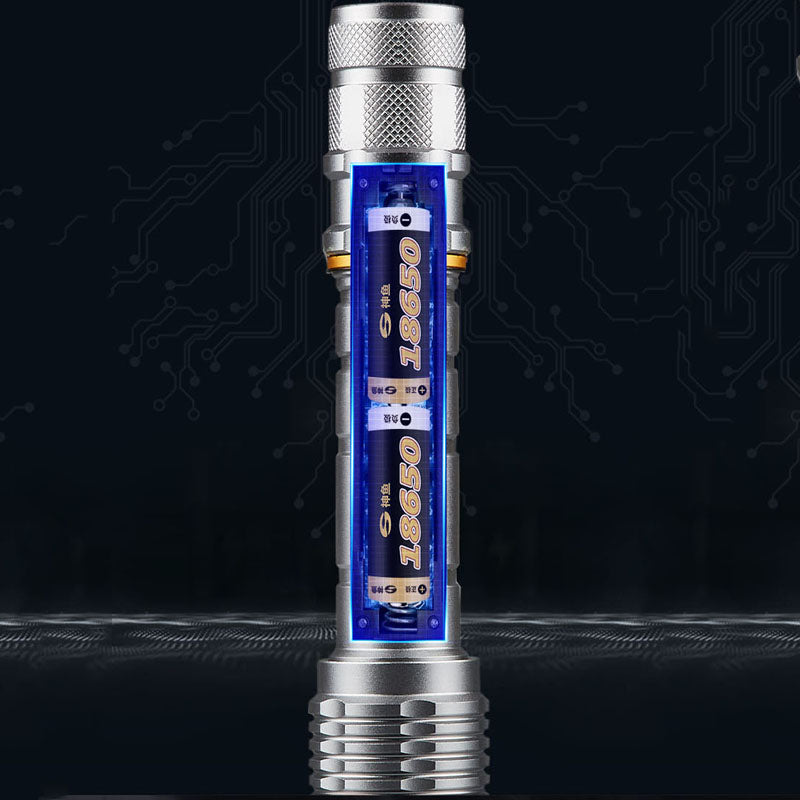 SHENYU 7084 18650 Battery Flashlight USB Charging 5 Modes Zoomable Torch Light High Power Waterproof Lamp