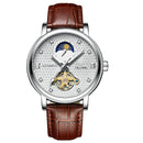 TEVISE T612 Luminous Business Style Automatic Mechanical Watches 24 Hours Display Men Watch