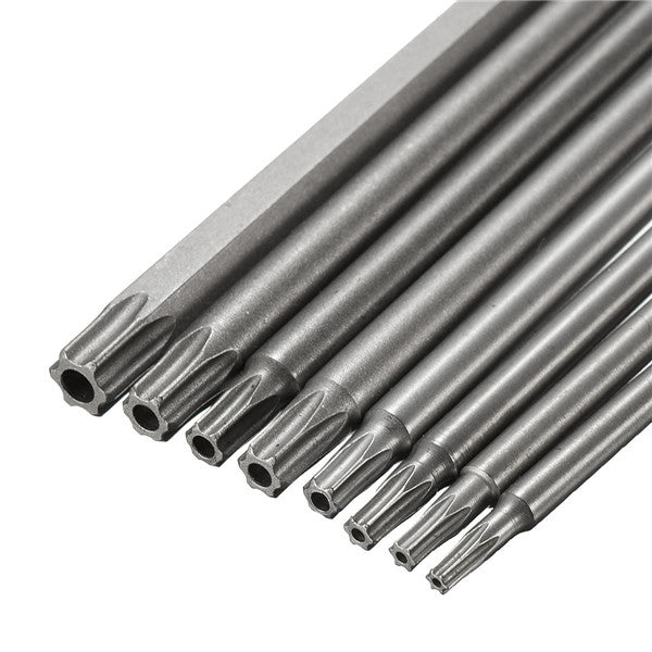 8pcs 150mm Length Magnetic Torx Security Electric Screwdriver Bits Set