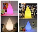 Rechargeable Colorful LED WiFi APP Control Night Light Smart Water Drop Shape Table Lamp Compatible with Alexa Google Home