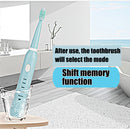 5 Modes Electric Toothbrush Mute Soft Sonic USB Rechargeable Waterproof Tooth Cleaner With 4 Brushes