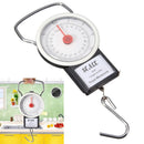 2 in 1 22KG 50LBS Portable Scale Luggage Travel Scale Hanging Suitcase Hook with 1M Flexible Rule