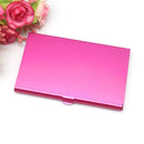 Creative Casual Business Card Case Stainless Steel Aluminum Holder Metal Box Cover Men Business Card Holder Metal Wallet