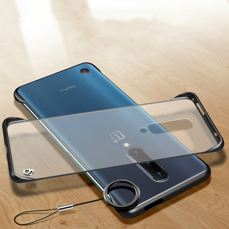 Bakeey Transparent Ultra Thin Anti Fall Matte Hard PC&Soft Edge With Finger Ring Protective Case For OnePlus 7 PRO