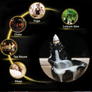 Lotus Backflow Incense Burner Holder Ceramic Glaze Fragrant Cone Censer Home Furnace Decor