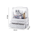 1/2/3 Layers Dustproof Earrings Jewelry Cosmetic Storage Box Desktop Organizer Display Stand Rack Tray