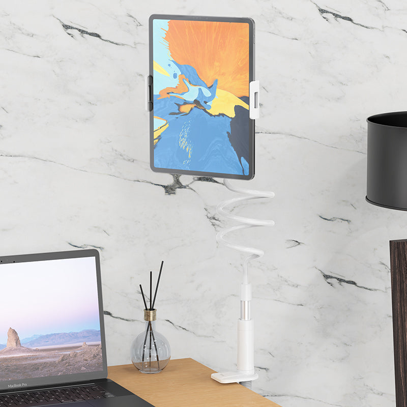 HOCO Lazy Goosneck Long Arm Phone Holder Tablet Stand For 4.0-10.5 Inch Smart Phone for iPhone 11 Tablet PC for iPad 9.7 Inch for iPad Pro 10.5 Inch