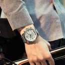 MINIFOCUS 0229G Full Steel Business Style Men Wristwatch Calendar Multifunction Quartz Watch