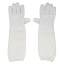 4Pcs Safe Bee-Proof BeeKeeping Veil Hat Suit Work Gloves Bee Hive Brush J Hook Tool