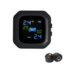 Waterproof LCD Motorcycle TPMS Tire Pressure Monitor System With 2 External Sensor