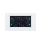 AC Three-phase 500V 100A LED Dual Display AC Voltmeter Current Meter Digital Display