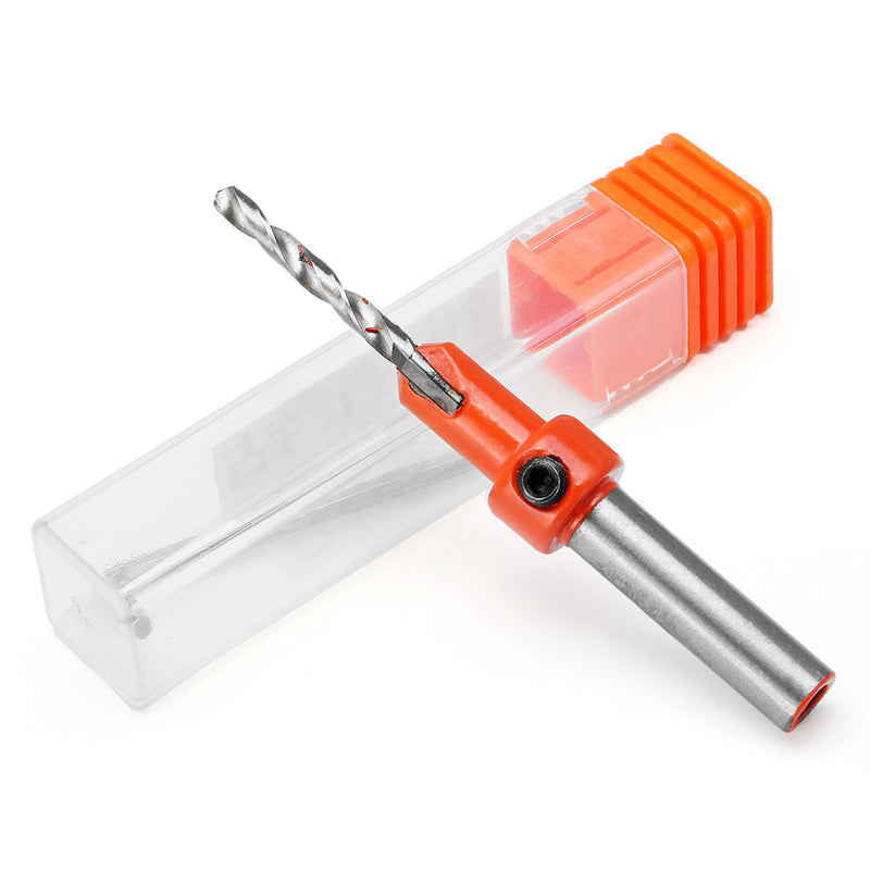 3.5x8mm Shank Hss Timber Woodworking Ti Countersink Drill Bit Set Wood Tool For Metal Wood Alloy