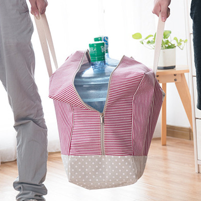 Thick Cotton Linen Clothing Quilts Storage Bag Quilt Washable Finishing Bag Storage Box