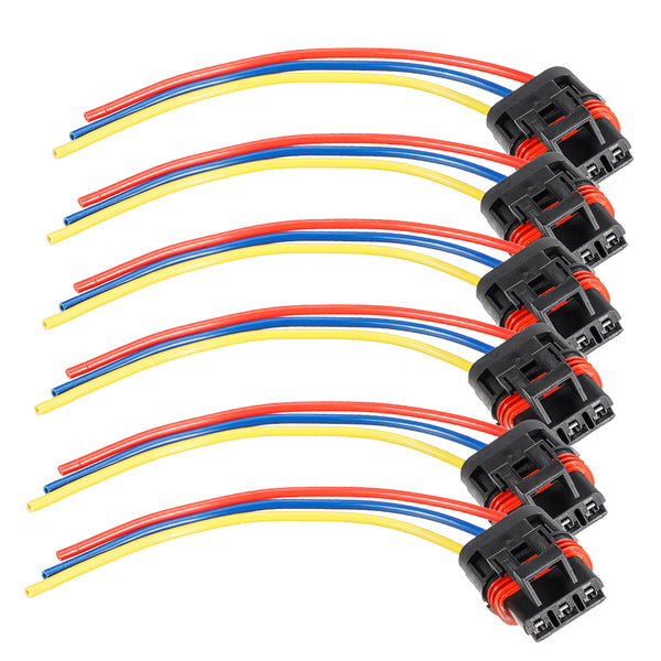 6Pcs Pulse Power Supply Plug Connector Pigtail For Polaris Ranger XP1000 & RS1 2018 2019