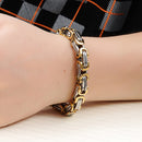 Fashion Titanium Steel Irregular Geometric Cuff Bracelets Ethnic Bracelet Jewelry for Men