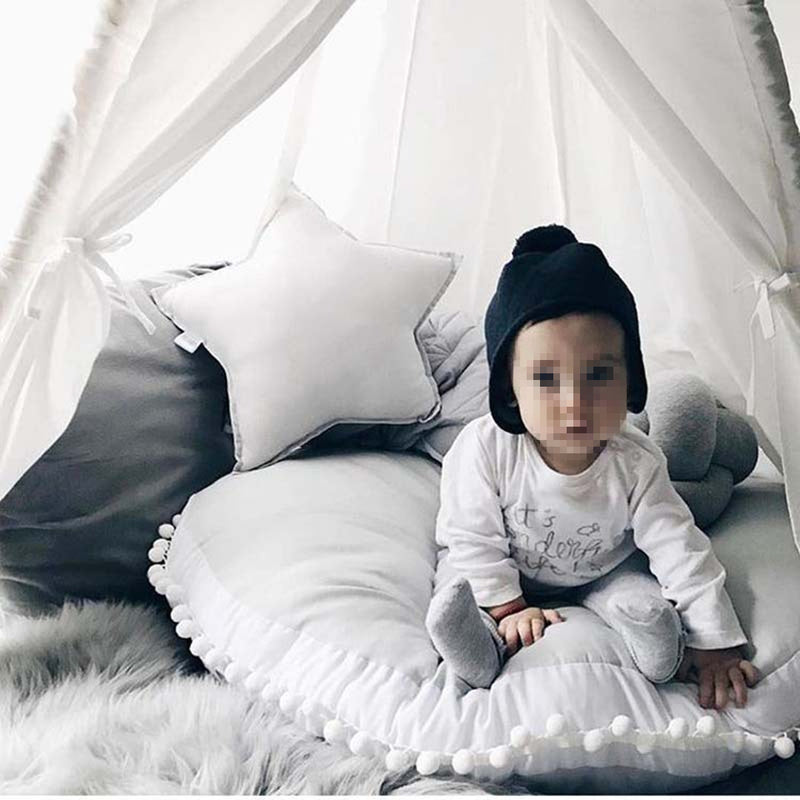 Soft Cotton Baby Kids Game Gym Activity Baby Play Mat Crawling Blanket Floor Rug