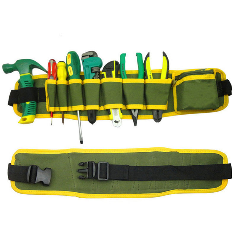Waterproof Canvas Waist Pockets Electrician Tool Pouch Holder Pack Multi-Pockets Tool Storage Bag