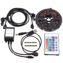 4X50CM USB RGB 5050 LED Waterproof Strip Light TV Backlilghting Kit + 24 Key Remote Control DC5V