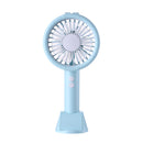 IPRee 3 In 1 5V Mini USB Handheld Desktop Fan 3 Modes Cooling Wind Speed LED Light Phone Holder