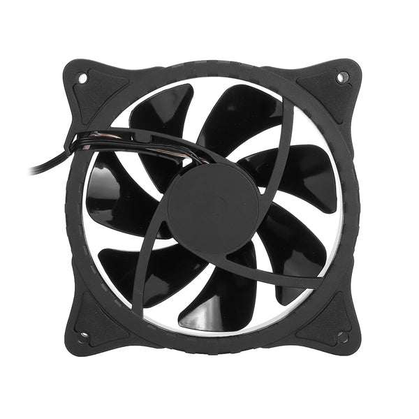 120mm PC Case Fan Computer Cooler Cooling Ultra Silent LED Lights 5 Colors Fan