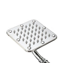 Stainless Steel Square Shape Silicone Water Outlet Bathroom Rainfall Shower Head