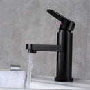 Space Aluminum Kitchen Bathroom Single Hole Faucet Cold And Hot Basin 360 Rotating Mixer Tap