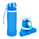 BIKIGHT 750ML Folding Bottle Sports Camping Traveling Portable Frosted Water Bottle