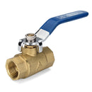 TMOK TK201 1/2" 3/4" 1" Female Brass Two Piece Full Port Thread Ball Valves with Vinyl Handle