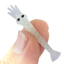 ZANLURE 50Pcs/Set 4cm 0.25g Luminous Artificial Shrimp Fishing Soft Bait Grass Shrimp Carp Squid Pesca Fishing Lure