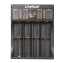 Liitokala Lii-402 Micro USB DC 5V 4Slots 18650/26650/16340/14500 Battery Charger