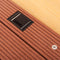 Wood Plastic Composite Flooring with Solar Light Outdoor Garden Balcony Interlocking Decking Tile