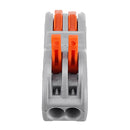 2Pin Wire Docking Connector Termainal Block Universal Quick Terminal Block SPL-2 Electric Cable Wire Connector Terminal Butt Joint Cable Connector 0.08-4.0mm