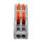 2Pin Wire Docking Connector Termainal Block Universal Quick Terminal Block SPL-2 Electric Cable Wire Connector Terminal Butt Joint Cable Connector 0.08-4.0mm