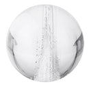 Melting Stone Sphere Quartz 60mm Clear Crystals Ball Healing Rock Decor + Stand