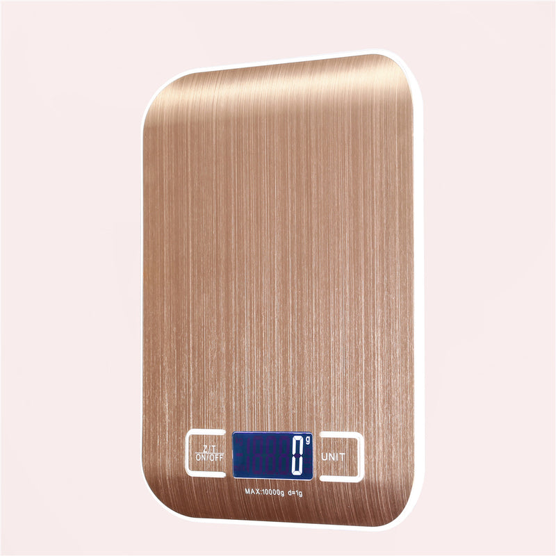 Digital Kitchen Scale 10kg/1g Food Scale Stainless Steel LCD Display Kitchen Baking Mesuring Tool