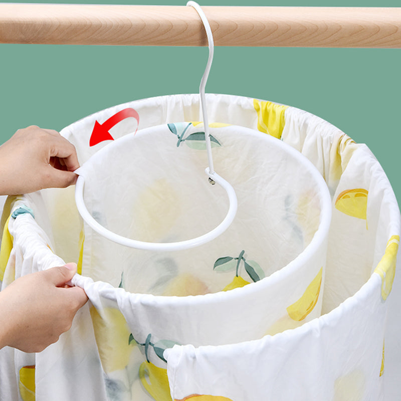 Stainless Steel Spiral Cloth Hanger for Sheet Quilt Blanket Drying Rack Home