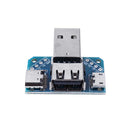 3pcs USB Adapter Board Male to Female Micro Type-C 4P 2.54mm USB4 Module Converter